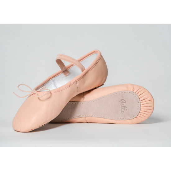 Ladies Blossom Leather Full Sole Ballet