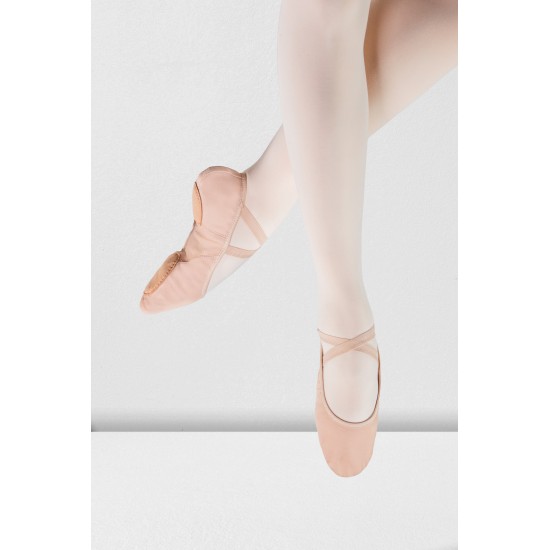 GioiaFlex Stretch Canvas Split Sole Ballet-beige