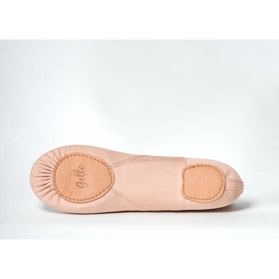 GioiaFlex Stretch Canvas Split Sole Ballet-beige