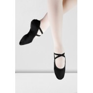 GioiaFlex Stretch Canvas Split Sole Ballet-black