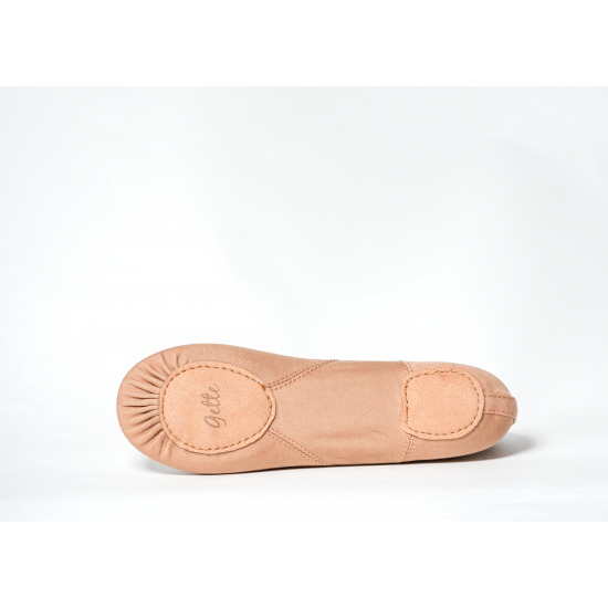 GioiaFlex Stretch Canvas Split Sole Ballet-tan