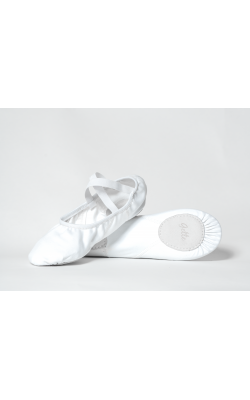 GioiaFlex Stretch Canvas Split Sole Ballet-white