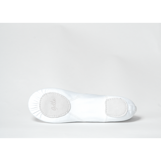 GioiaFlex Stretch Canvas Split Sole Ballet-white
