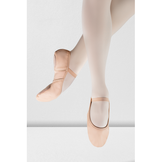 Hybrid Stretch Leather Neoprene Split Sole Ballet-Rose Pink