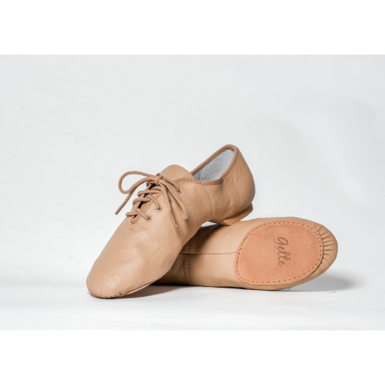 Jaxo Leather Lace-up Jazz-Tan-suede