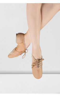 Junto Leather Neoprene Lace-up Jazz-Tan