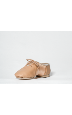 Junto Leather Neoprene Lace-up Jazz-Tan