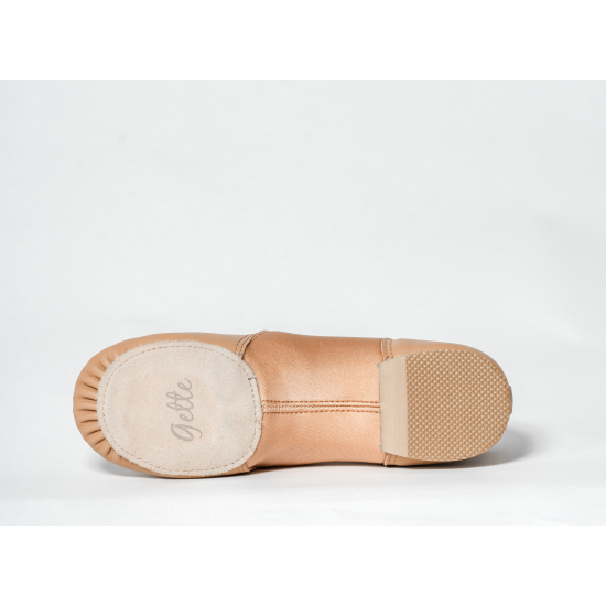 Junto Leather Neoprene Lace-up Jazz-Tan
