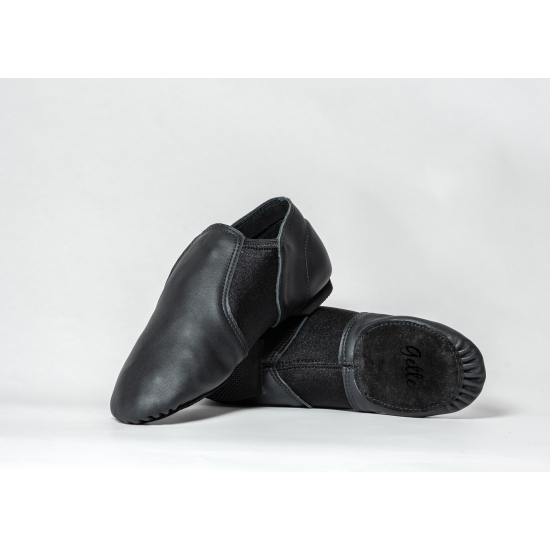 Jivo Leather Neoprene Slip-on Jazz-Black