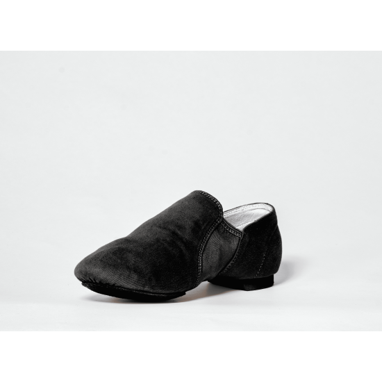 Jema Stretch Canvas Slip-on Jazz-Black